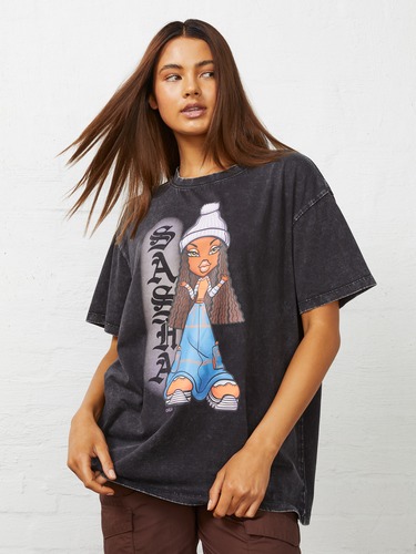 Bratz Sasha Oversized Tee                                                                                                       