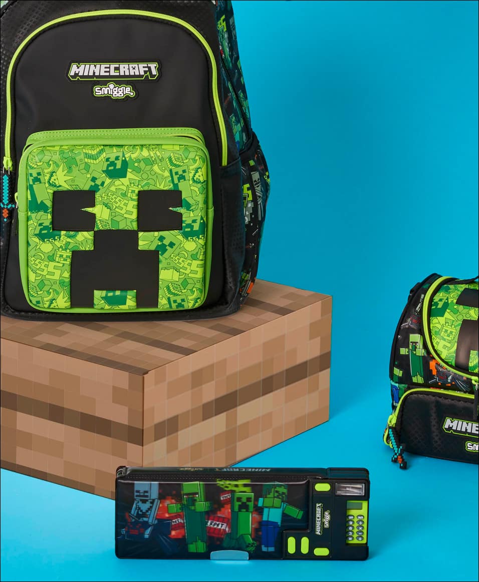 Minecraft Collection - Smigglers, Gather Your Tools! | Smiggle™ Online