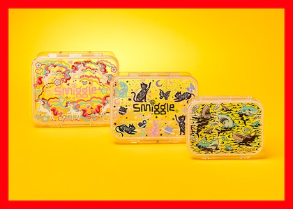 Smiggle - The Smiggle x Bluey collection is filled with all your Smiggle  favourites! From our famous bento boxes ideal for a waste free lunch to our  character backpack for all their