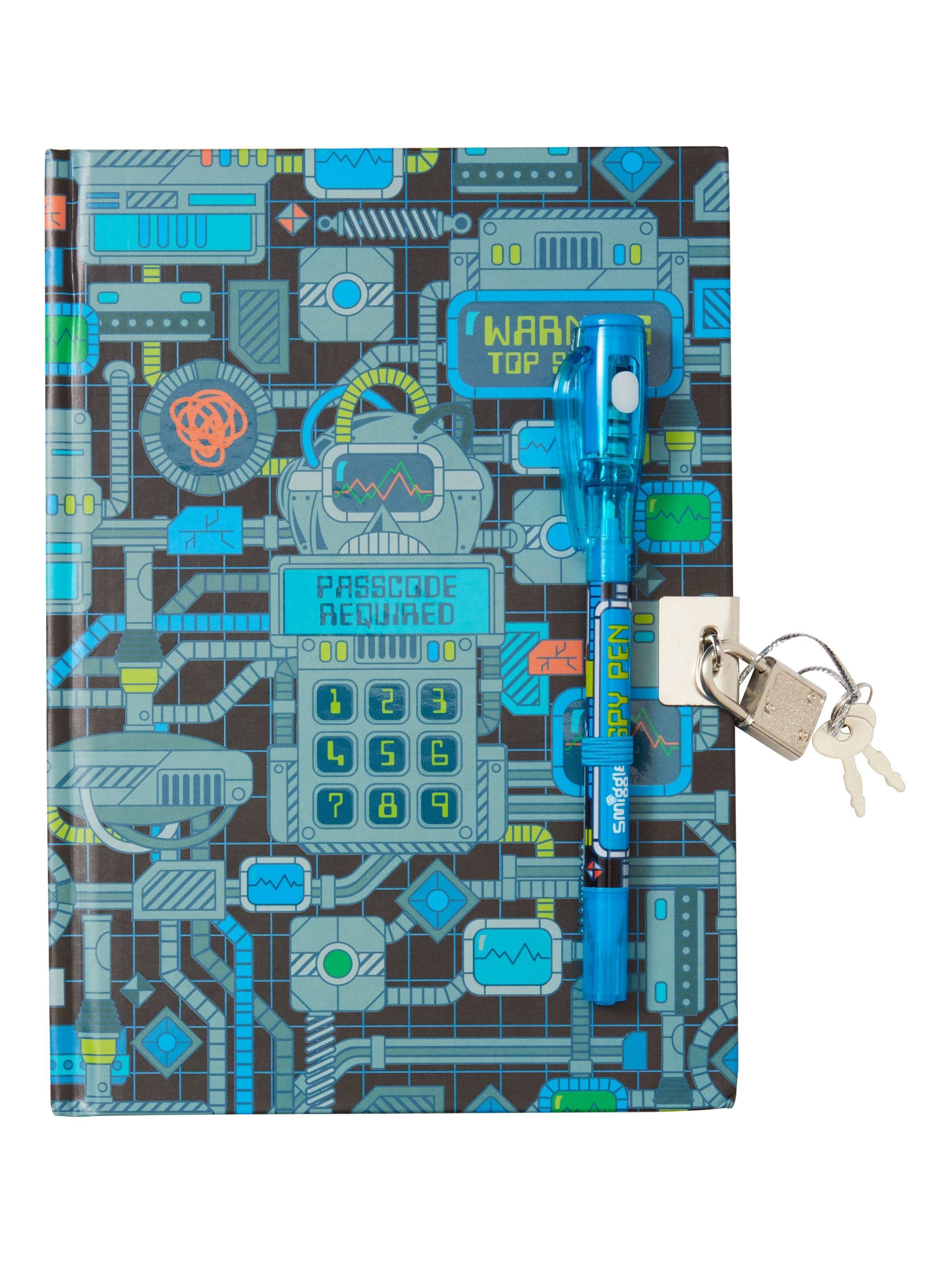 Secret A5 Lockable Notebook With Spy Pen
