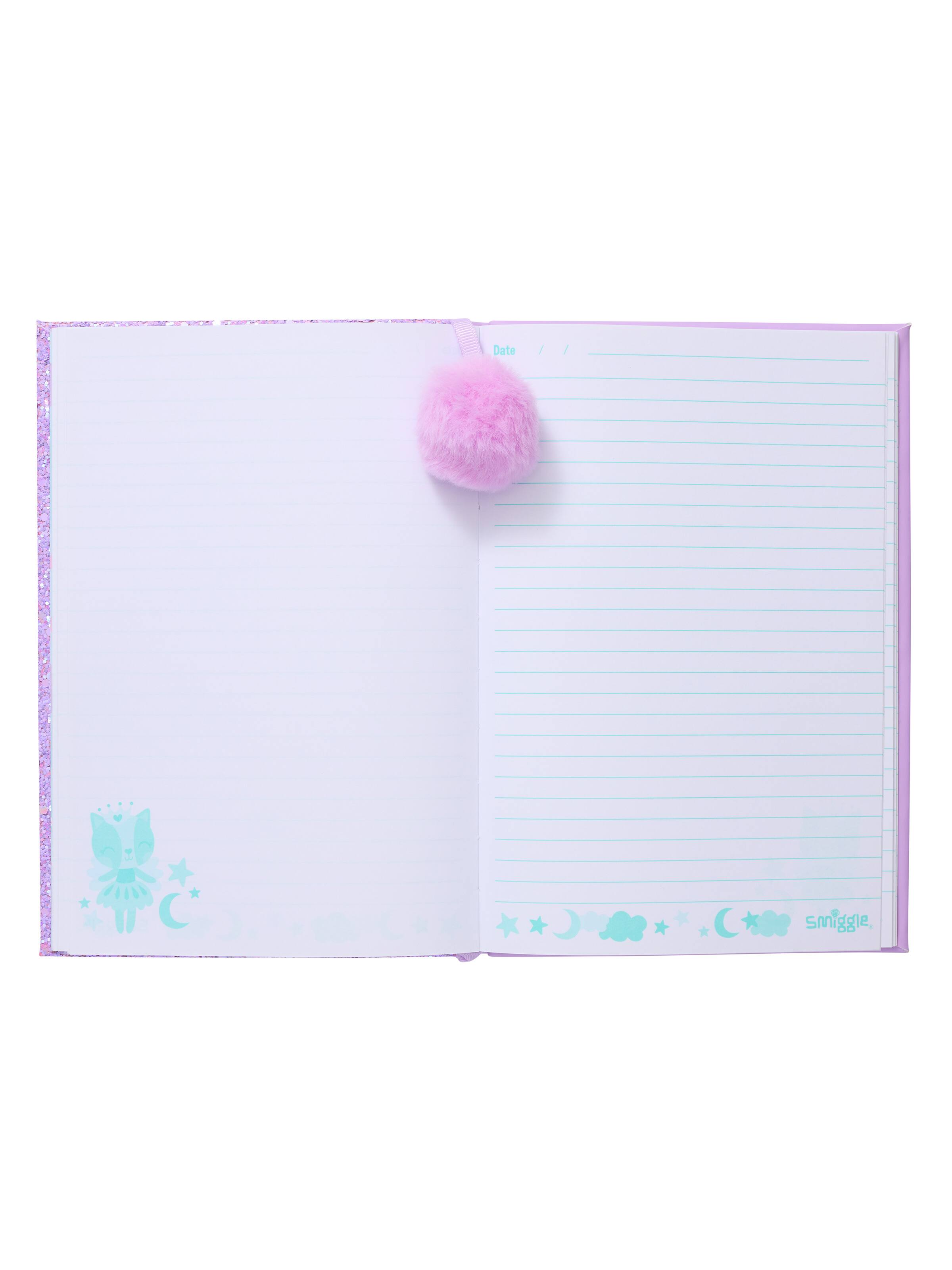 Refillable Notebook A4 Plush Cover Diary Plush Notebook With Lock