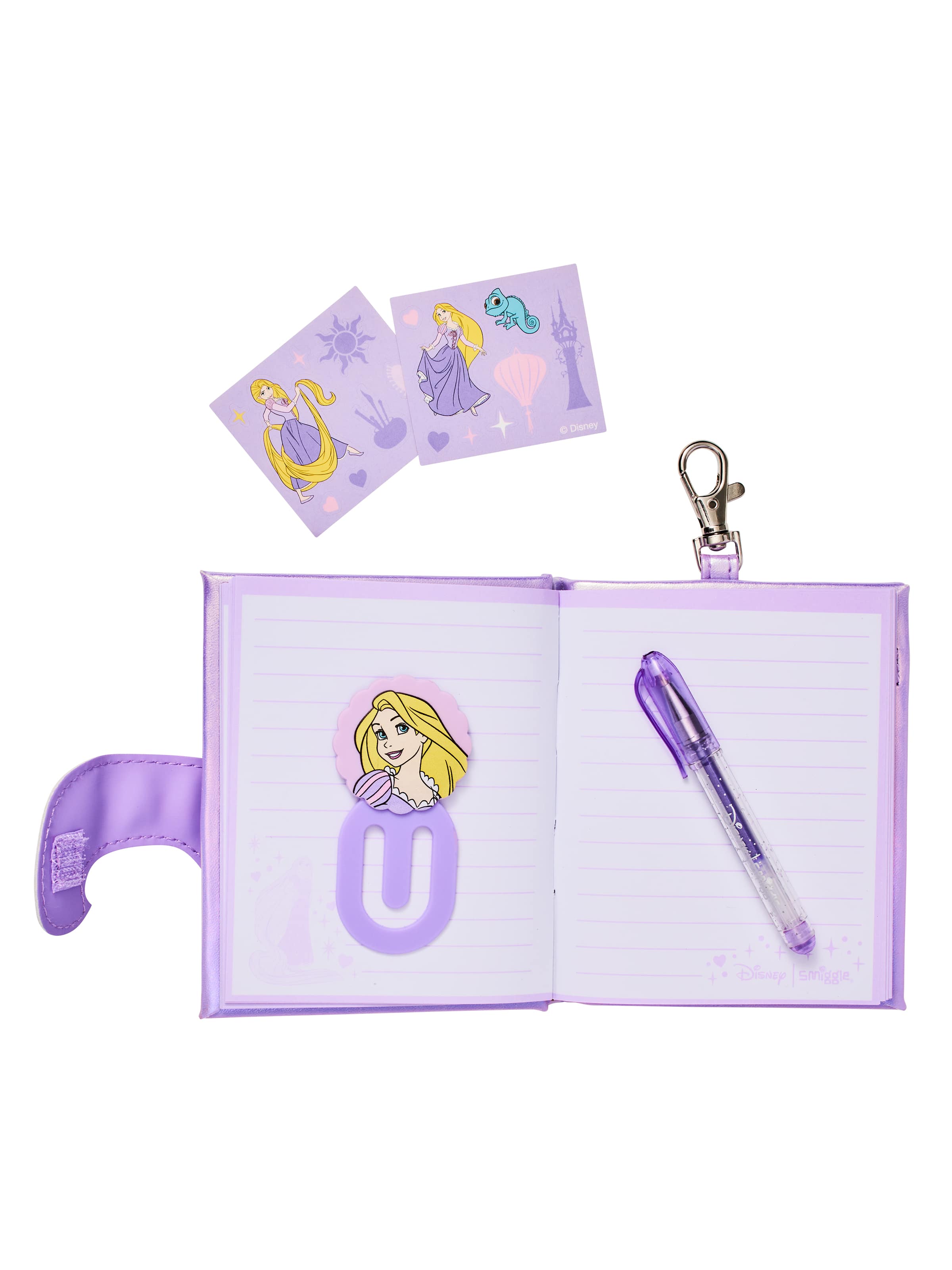 Disney Princess Notepad Mini Pen Pal Keyring