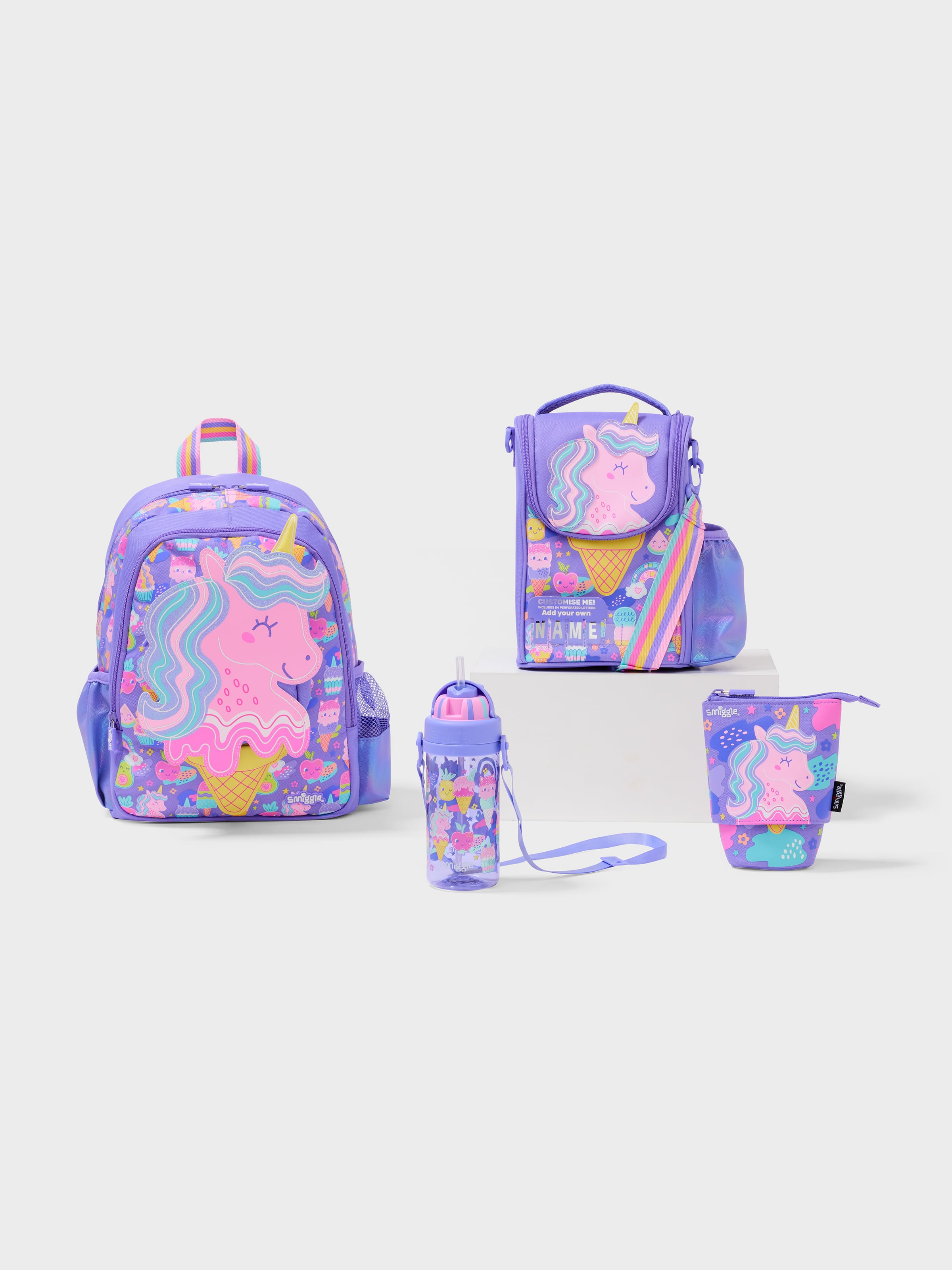 Happy Tales 4 Piece Character Backpack Bundle