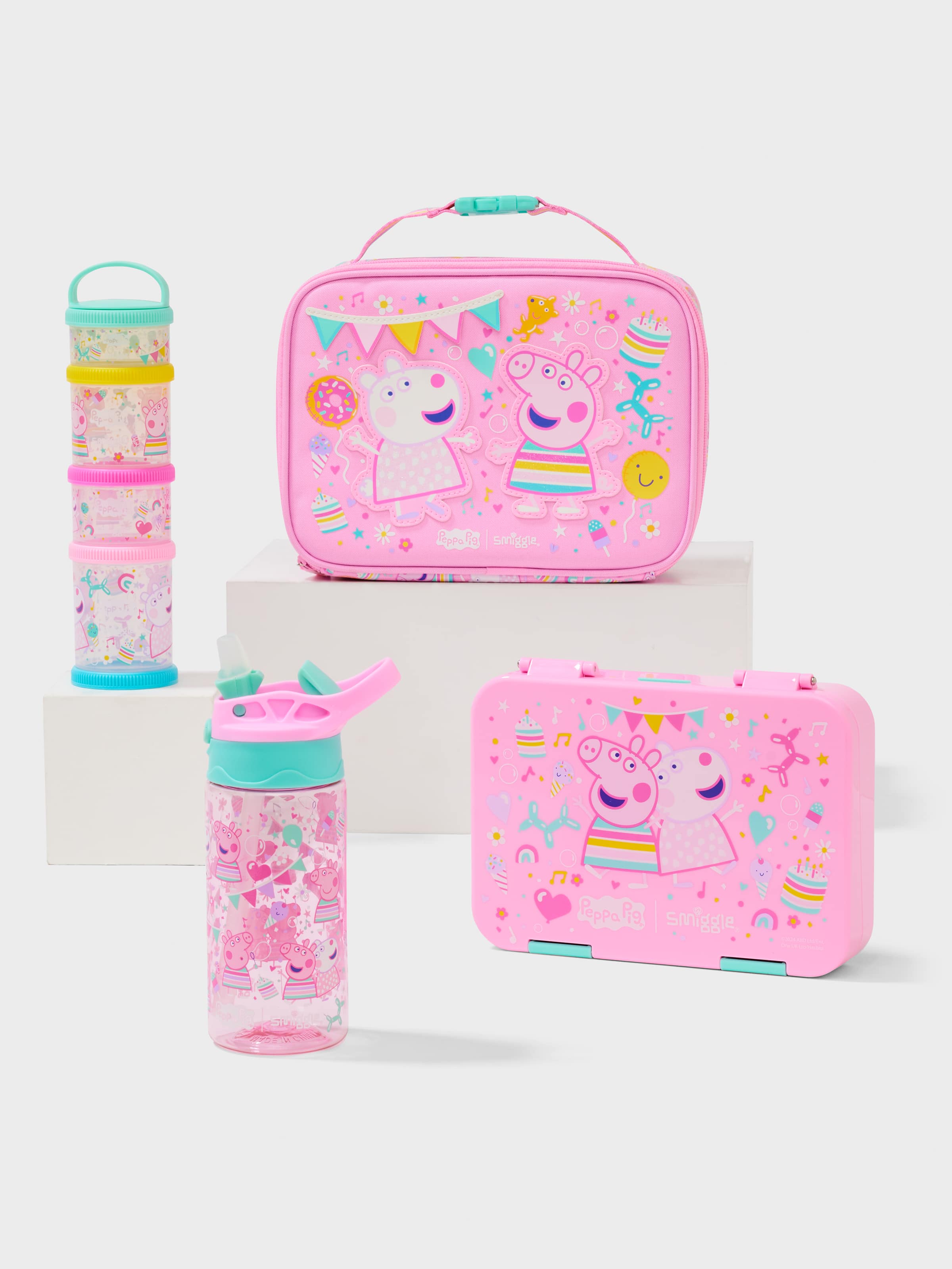 Peppa Pig 4 Piece Lunch Bundle