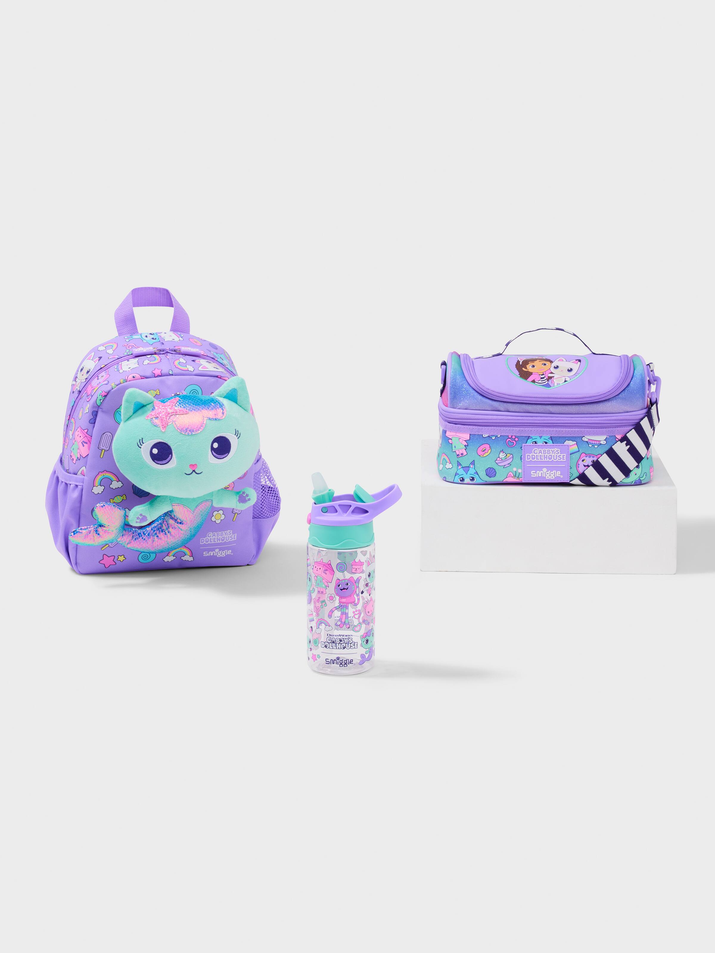 Gabby's Dollhouse Teeny Tiny Plush Backpack 3 Piece Bundle