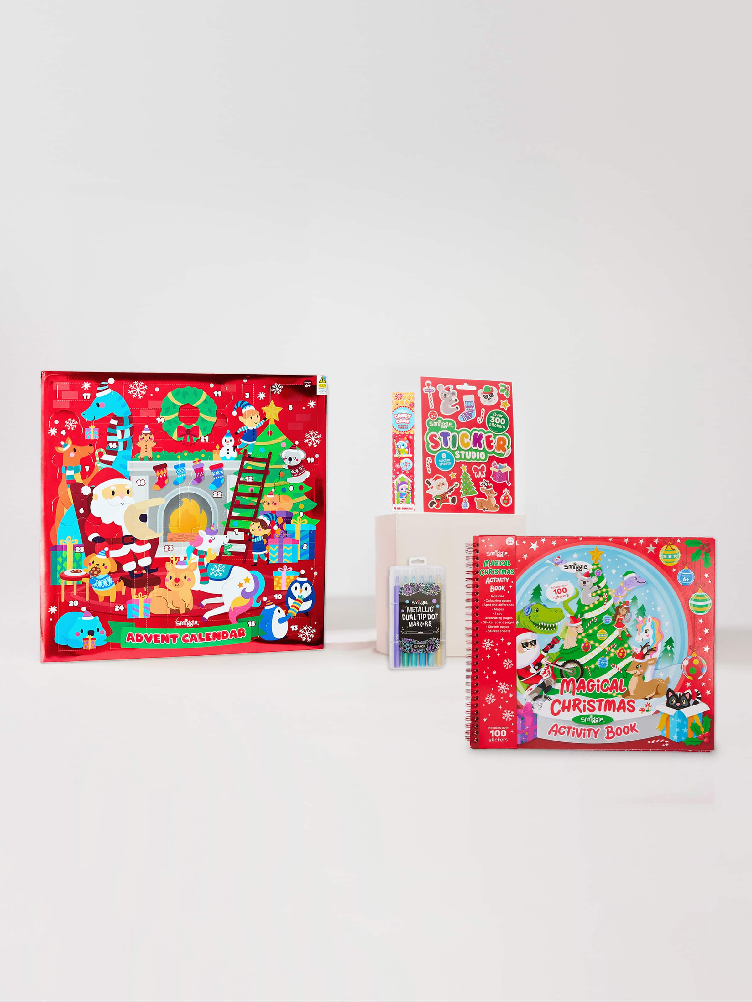 Advent Calendar & Christmas Goodies 5 Piece Bundle