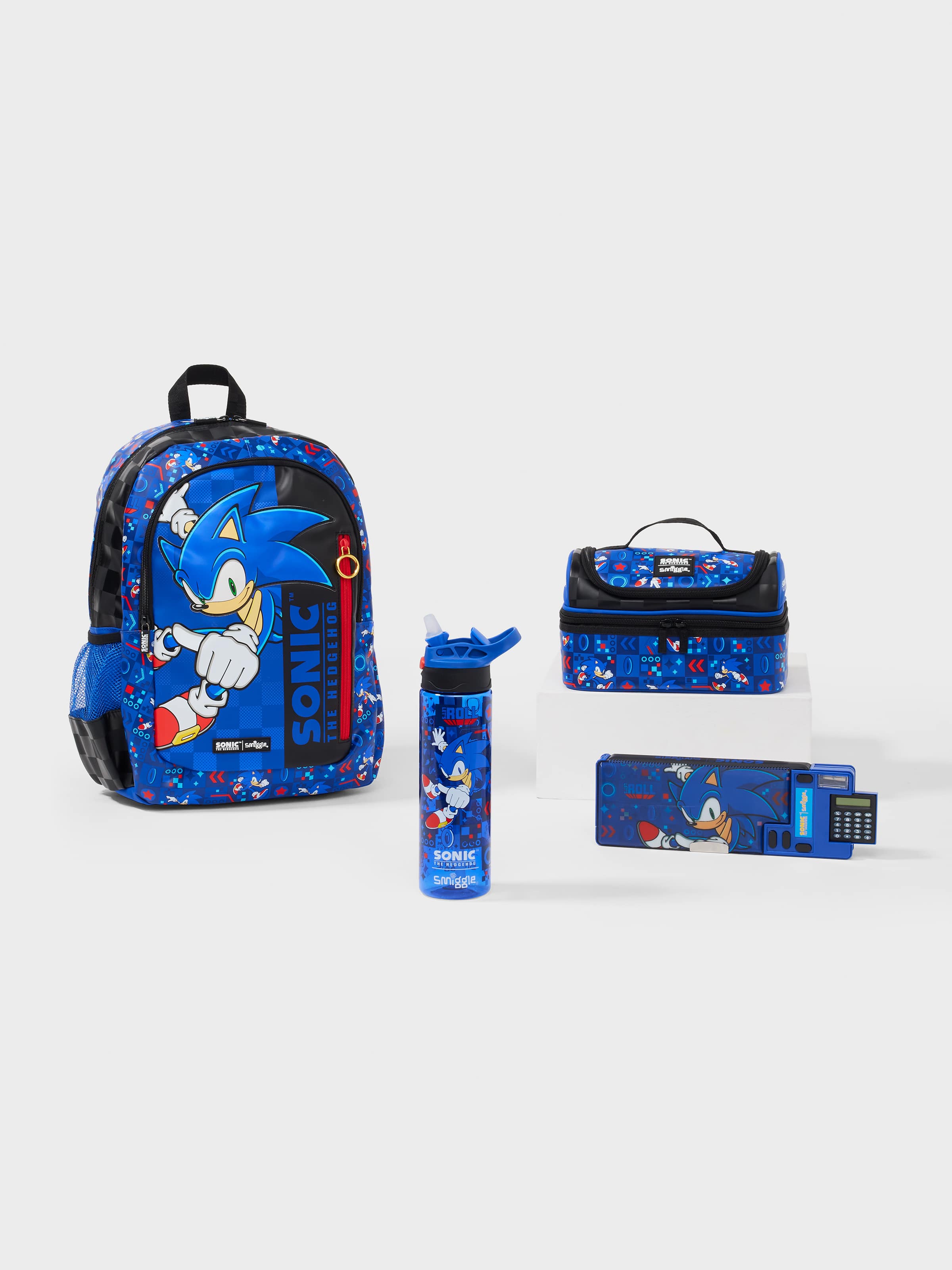 Sonic The Hedgehog 4 Piece School Bundle