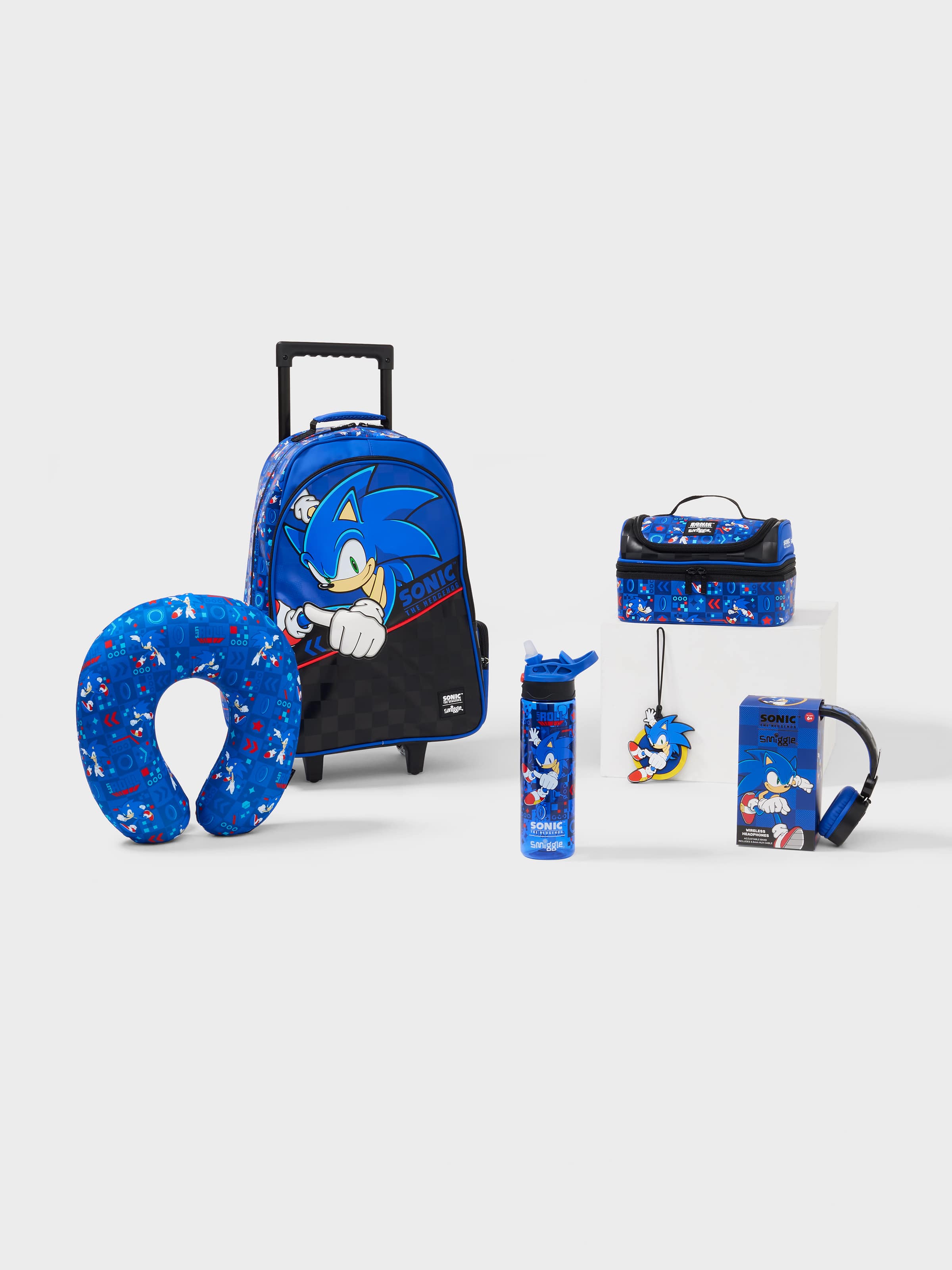 Sonic The Hedgehog 6 Piece Travel Bundle