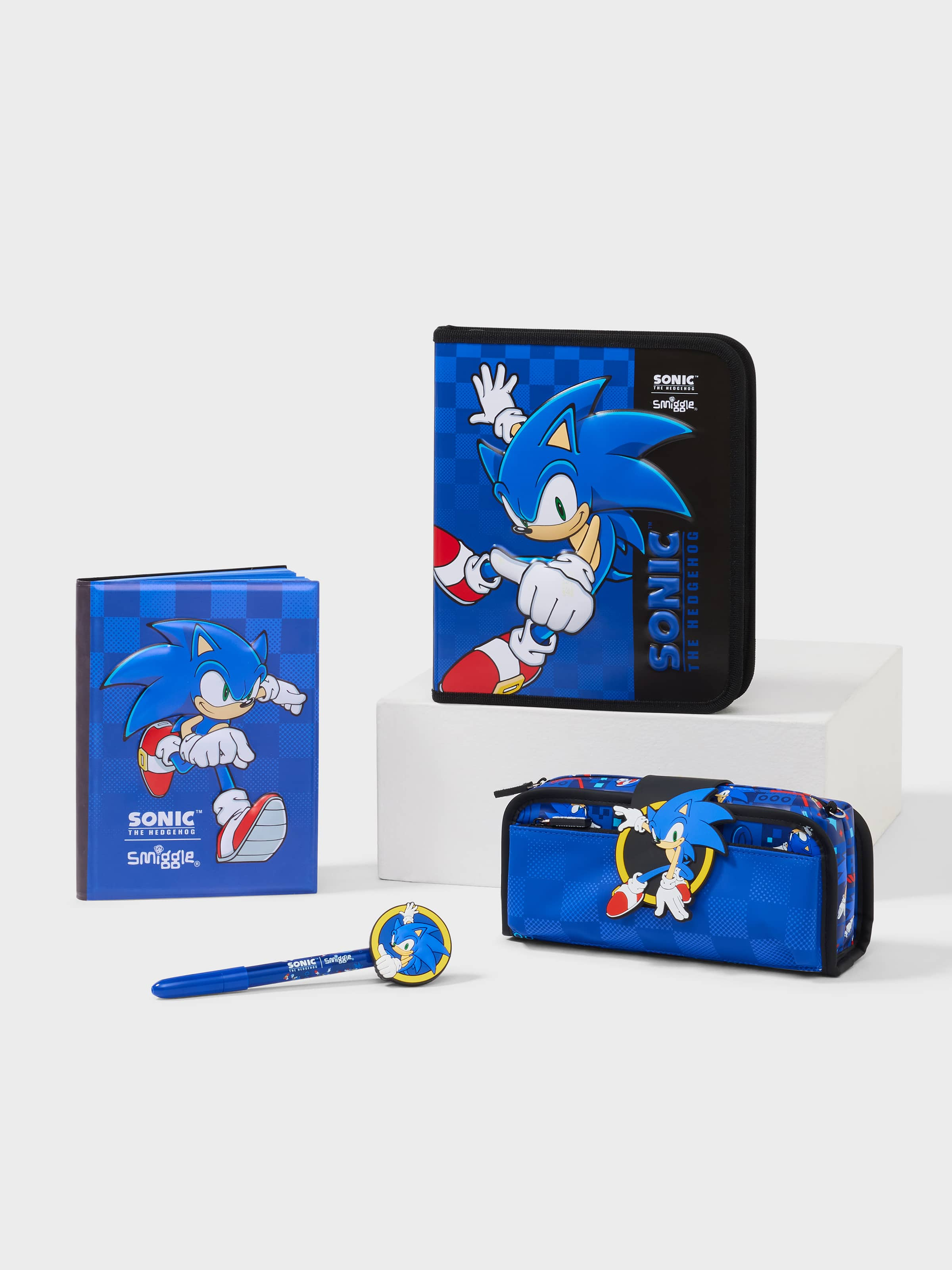 Sonic The Hedgehog 4 Piece Stationery Bundle