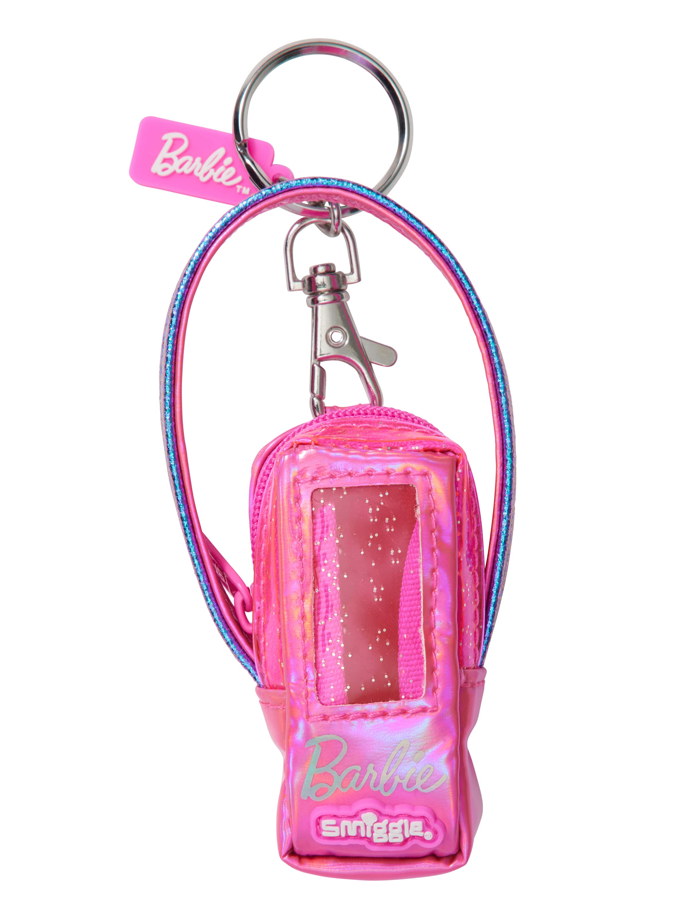 Barbie Keychain Glitter Pink,Barbie and Plus Barbie,Key Chain 