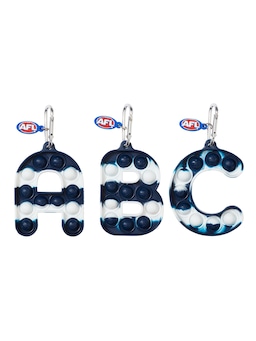 Afl Geelong Cats Popem Popit Poppies Scented Alphabet Keyring