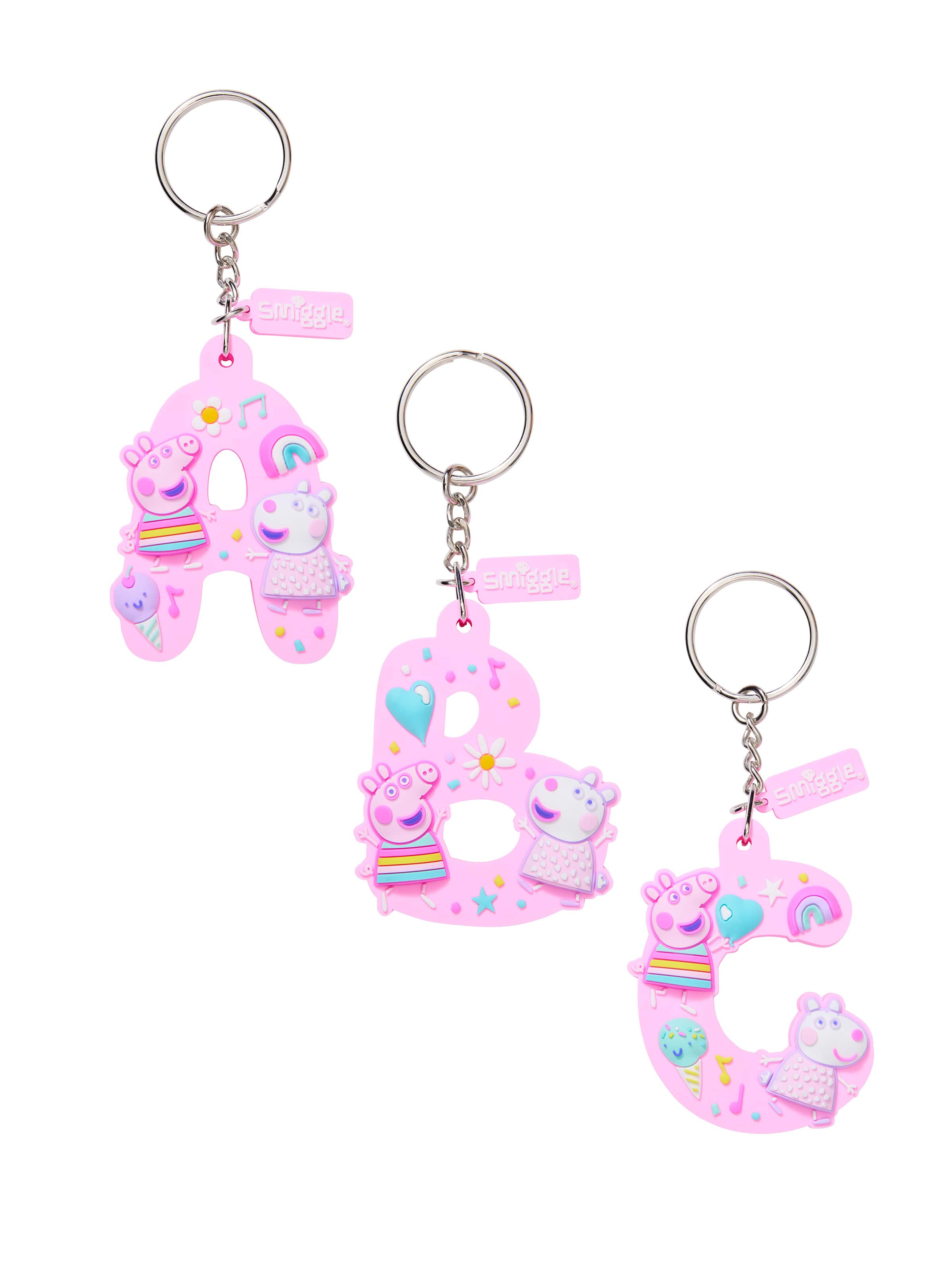 Peppa Pig Alphabet Keyring