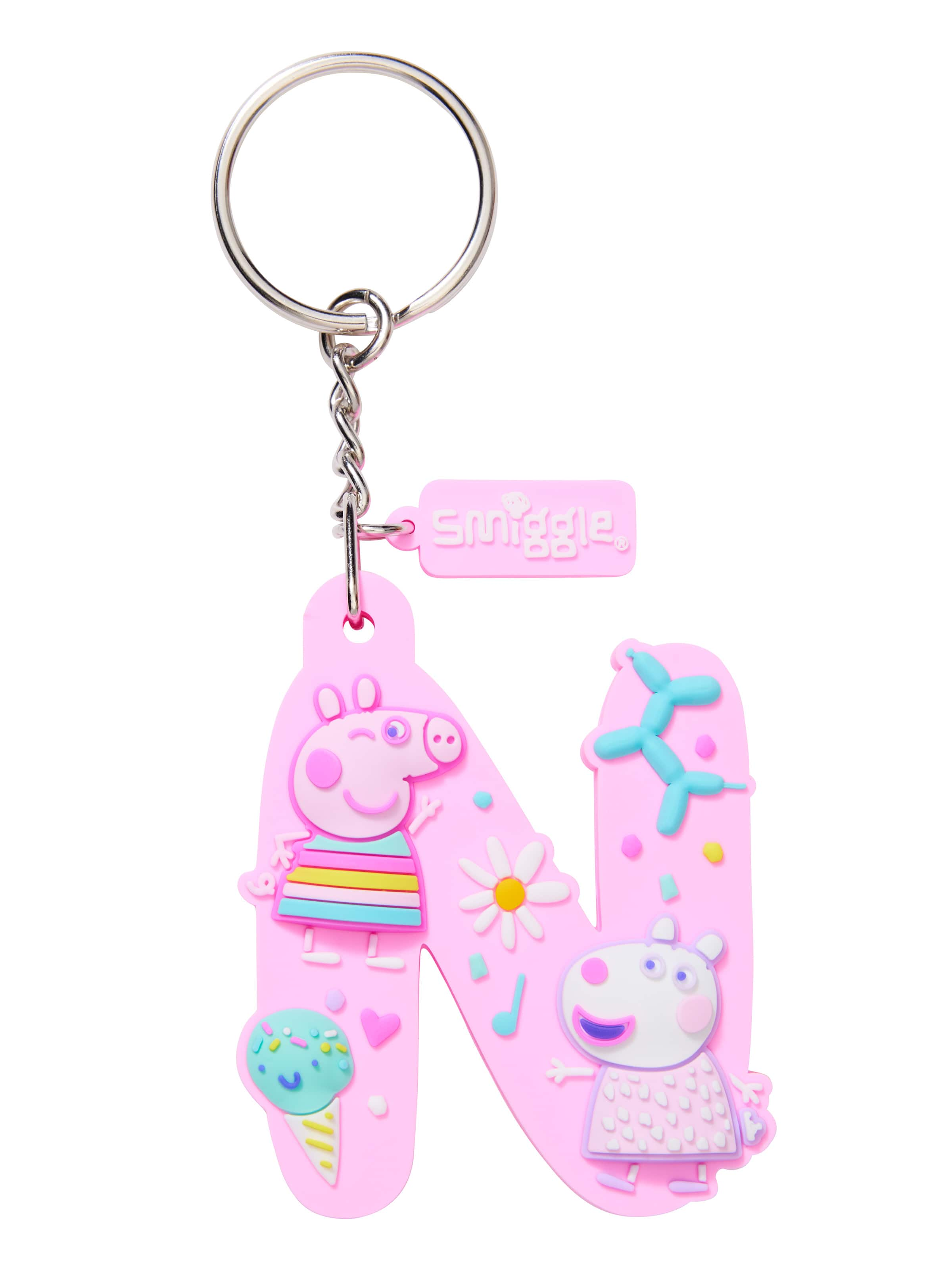 Peppa Pig Alphabet Keyring