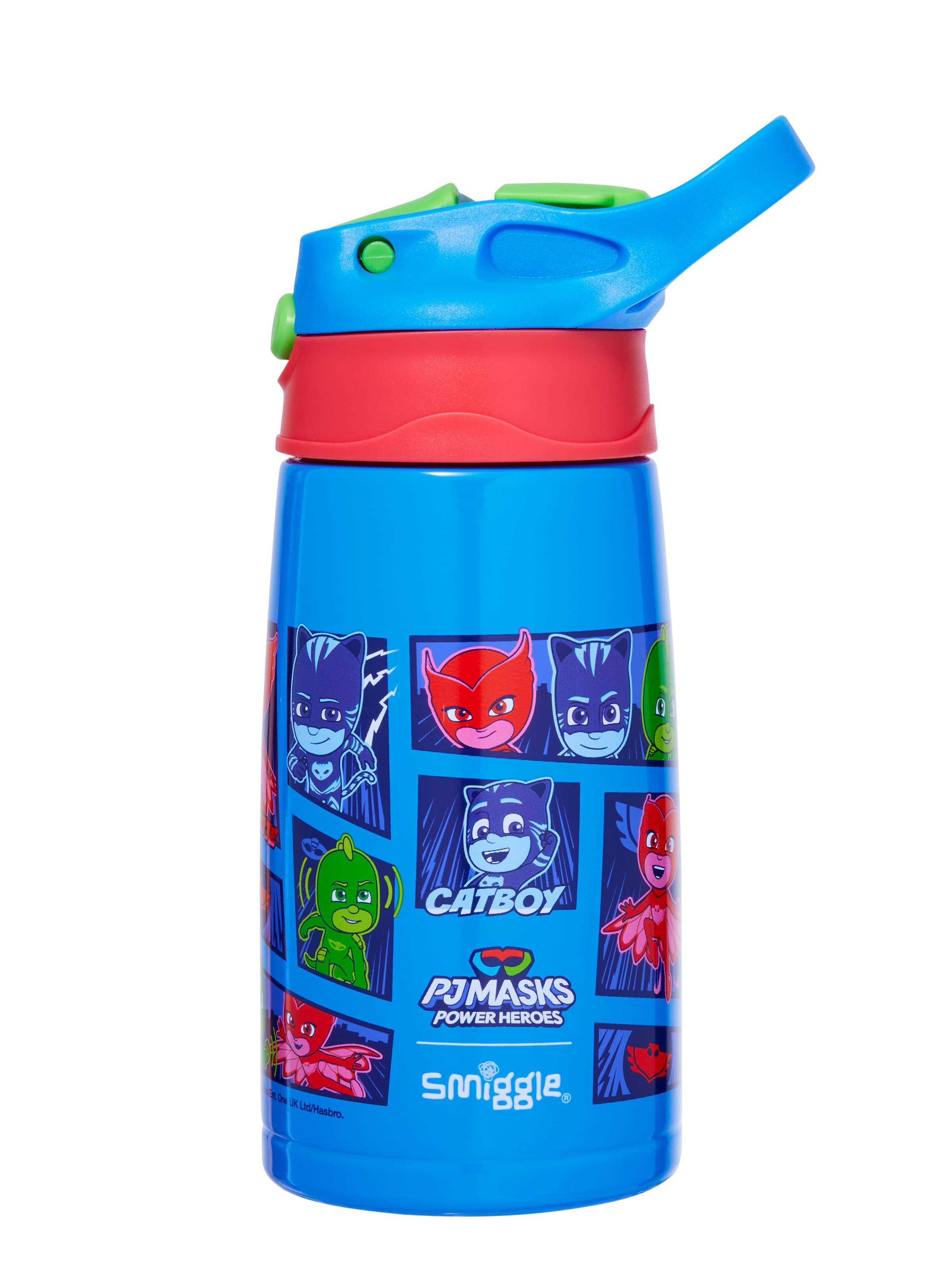 Pj Masks Power Heroes Junior Stainless Steel Flip Drink Bottle 400Ml