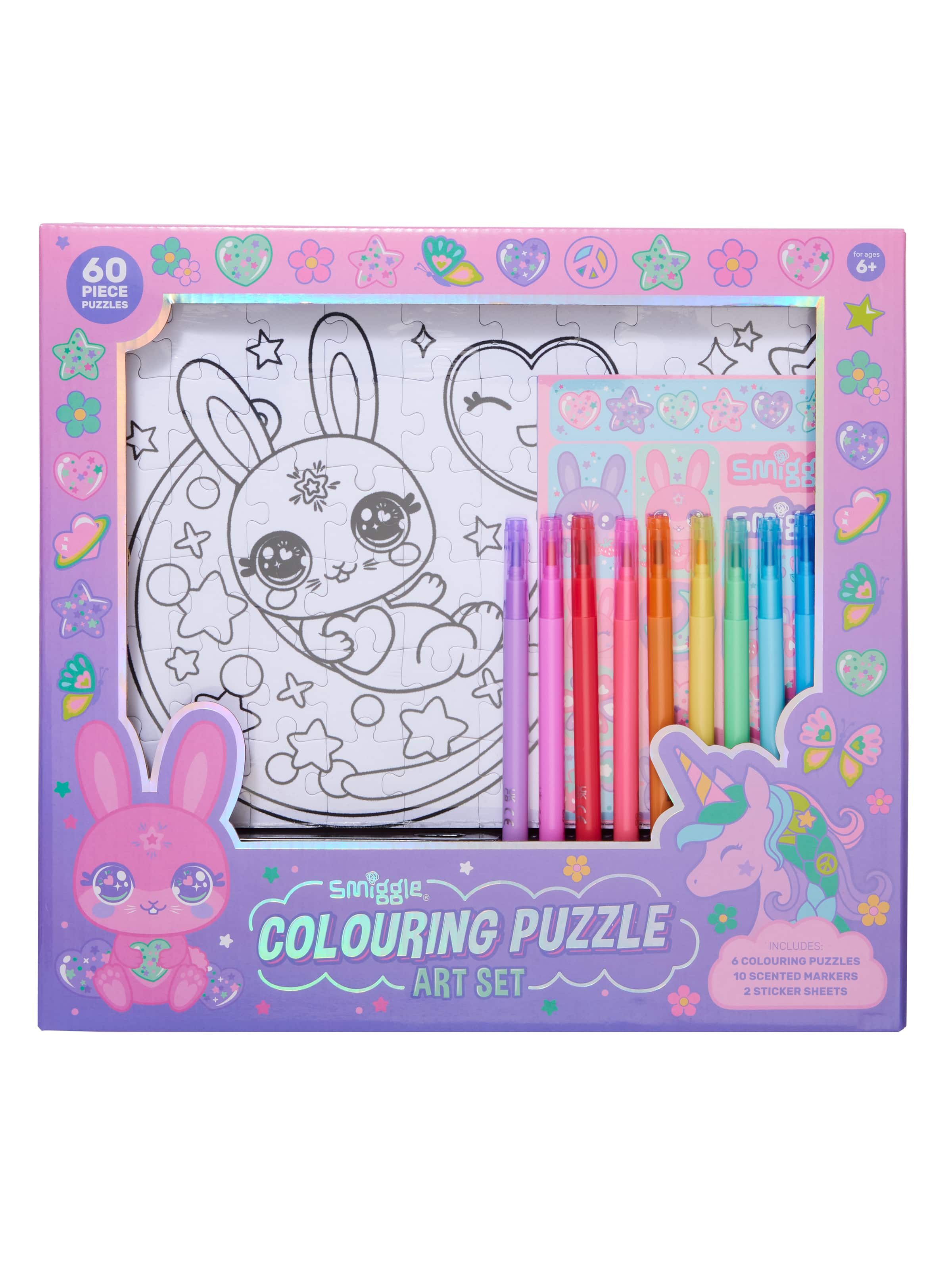 All Stars Colouring Puzzle Art Set