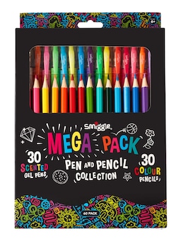 Mega Pack Scented Gel Pen & Pencil Collection X60