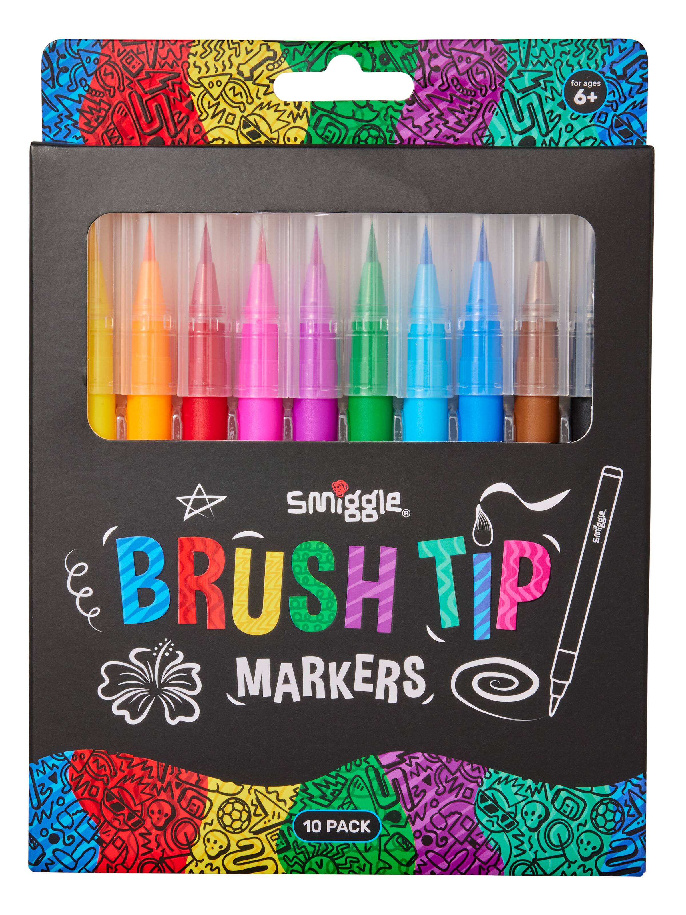 Brush Tip Marker Pack X10
