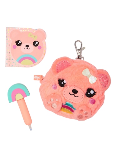 Fluffy Mini Pen Pal Notepad Keyring                                                                                             