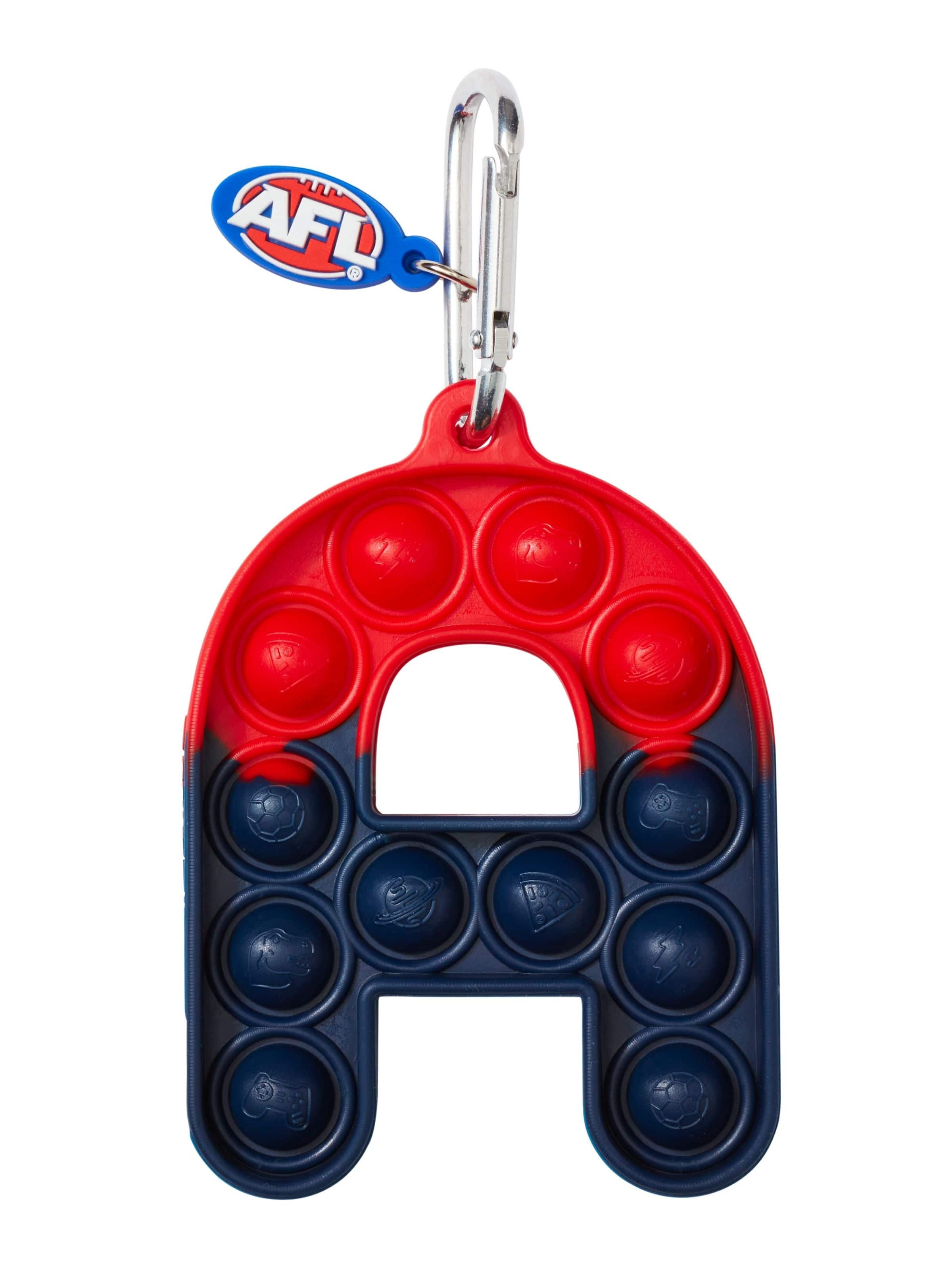 Afl Melbourne Demons Popem Popit Poppies Scented Alphabet Keyring ...