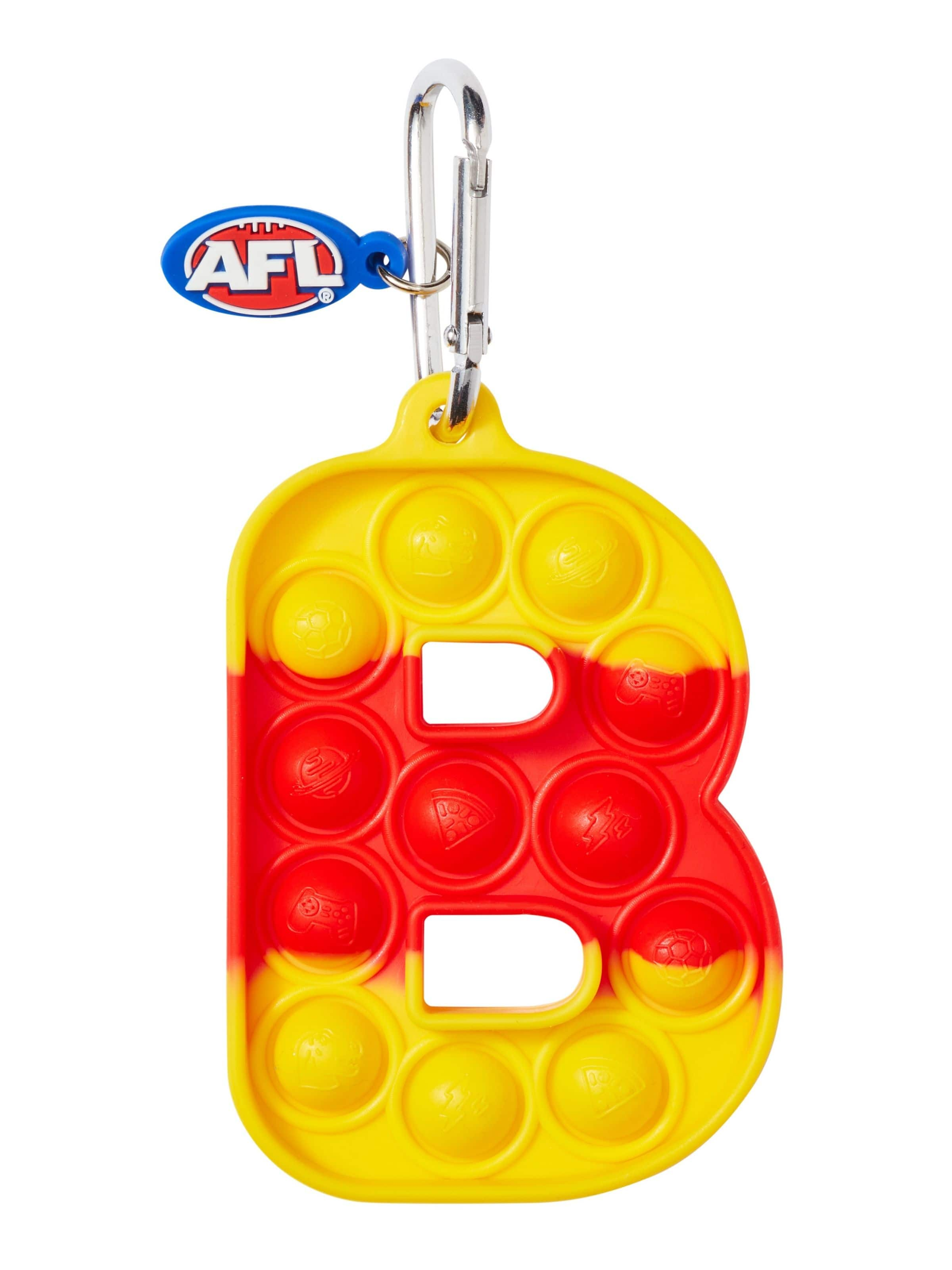 Afl Gold Coast Suns Popem Popit Poppies Scented Alphabet Keyring Letter ...