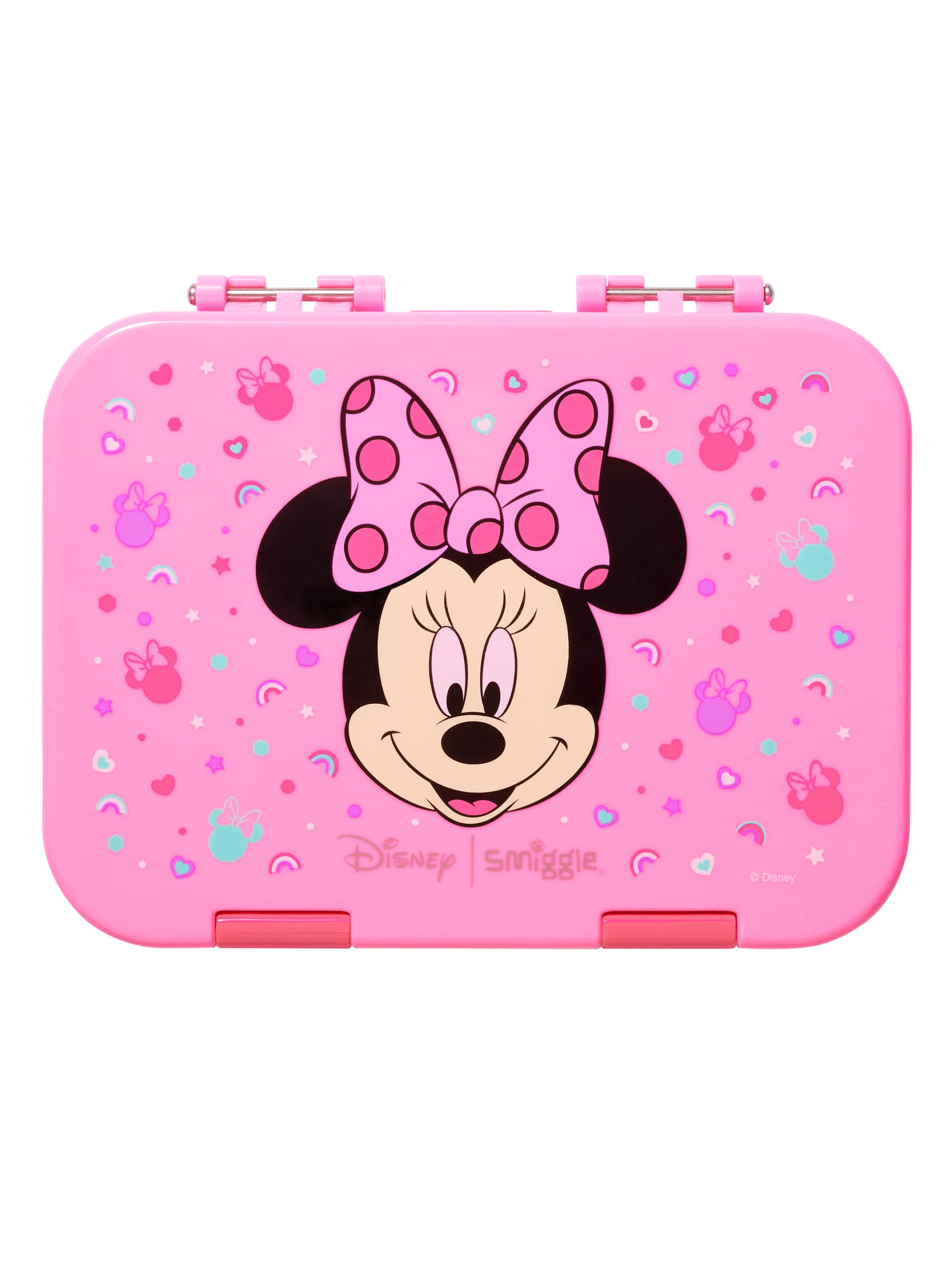 Disney Minnie Mouse Love Bows Soft Lunch Box Insulated Bag Pink Stripes  Lunchbox